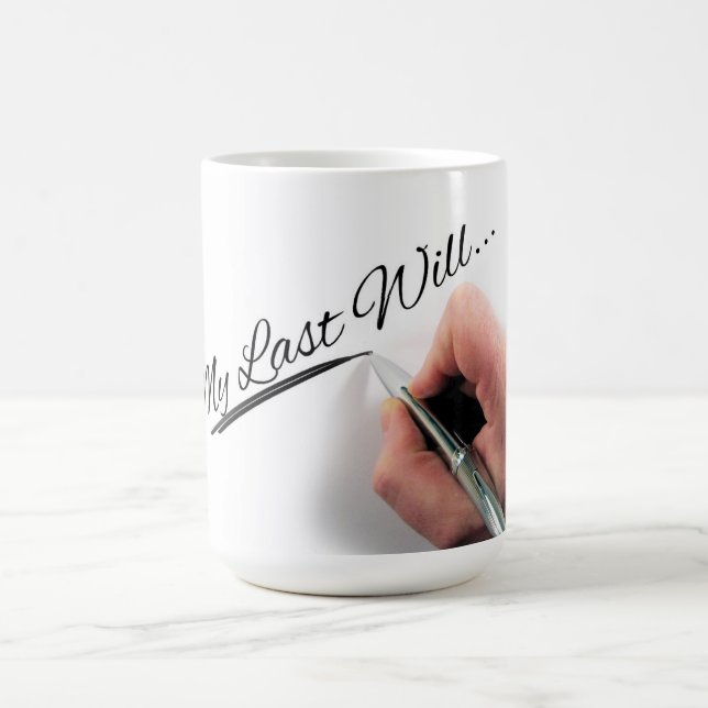Handgeschriebene Pen-Tasse Kaffeetasse (Mittel)