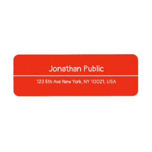 Handgeschriebene Red Christmas Template-Rücksendea