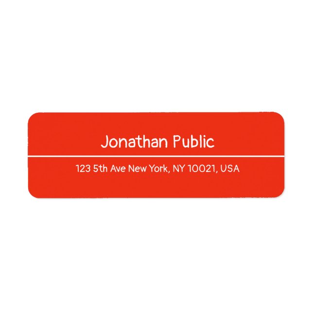 Handgeschriebene Red Christmas Template-Rücksendea (Vorne)