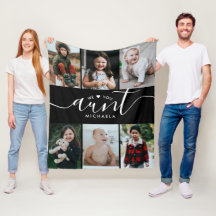 Handgeschriebene Script-Liebe You Aunt (Name) 6-Fo