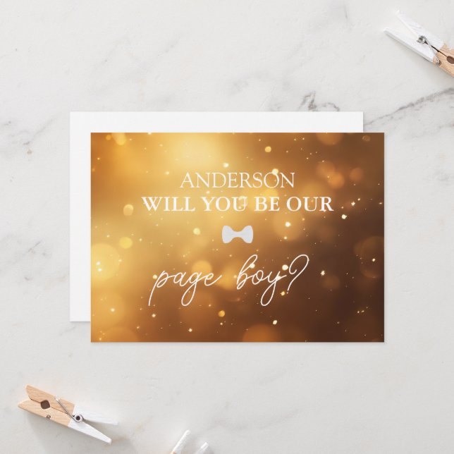 Handgeschriebene Script-Trägerkarte für den Hörrin Einladung (Vorderseite/Rückseite Beispiel)