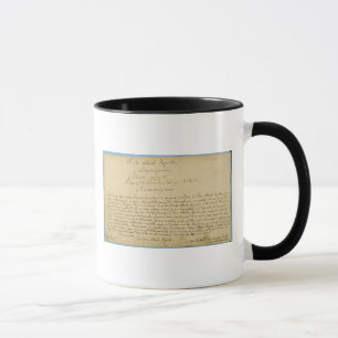 Handgeschriebene Widmung 'Brandenburger Konzerte Tasse