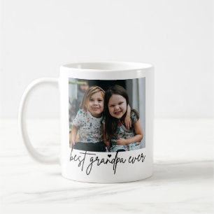 Handgeschriebener 'Bester Opa Ever' Moderner 2-Fot Kaffeetasse