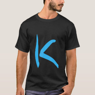 Handgeschriebener Buchstabe K des Alphabets T-Shirt