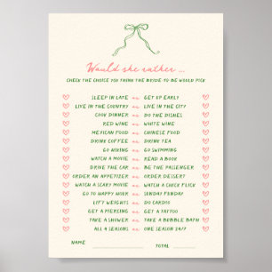 Handgeschriebener Download würde sie eher spielen Poster