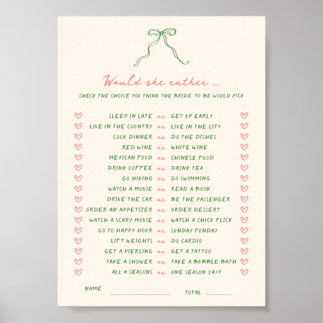 Handgeschriebener Download würde sie eher spielen Poster (Vorne)