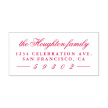 Handgeschriebener Familienname und benutzerdefinie