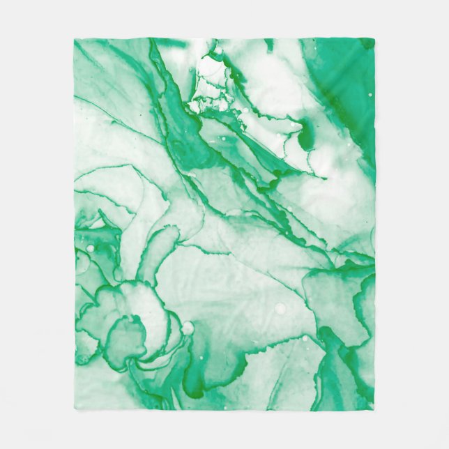 Handgeschriebener, leuchtender Text macht aus Ihre Fleecedecke (Vorderseite)