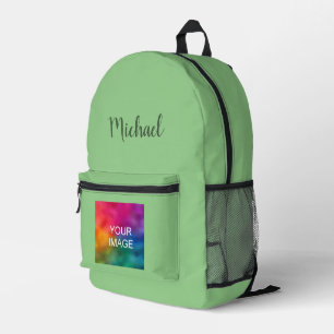 Handgeschriebener Name Benutzerdefinierter Sage gr Bedruckter Rucksack