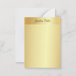 Handgeschriebener Skriptname Elegangoldene Vorlage