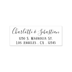 Handgeschriebener Stil Personalisiert Gummistempel