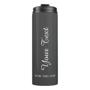 Handgeschriebener Text Hochladen von Fotos oder Lo Thermosbecher