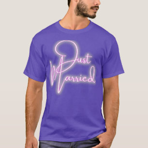 Handgeschriebener Typ Ankündigung nur verheiratet T-Shirt