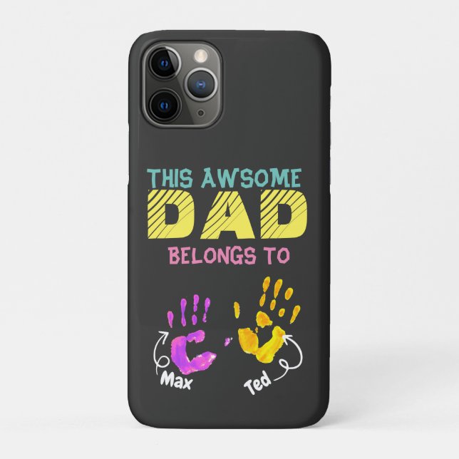 Handgeschriebener Vater Vater Sohn Kind Geschenk Case-Mate iPhone Hülle (Rückseite)