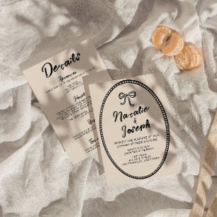 Handgeschriebener Vintager Spaß modern und zeitgem Einladung