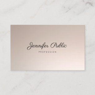 Handgeschriebener Visitenkarte