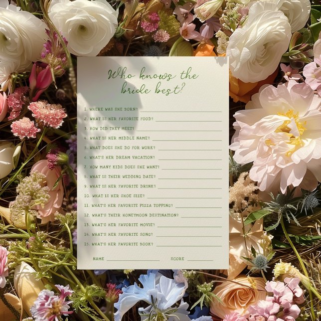 Handgeschriebenes Green Wer kennt die beste Karte  (Von Creator hochgeladen)