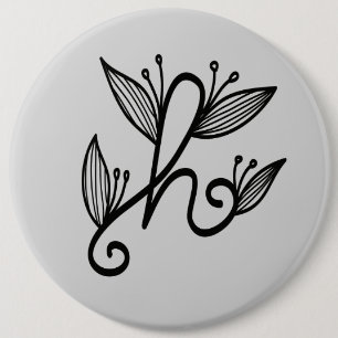 handgeschriebenes h button