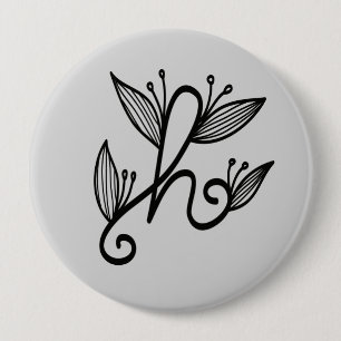 handgeschriebenes h button