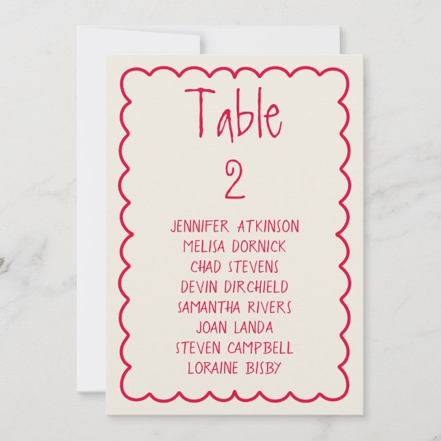 Handgeschriebenes Retro-einzigartiges Hochzeitssti Einladung (Vorderseite)