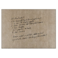 Handgeschriebenes Rezept Family - Benutzerdefinier