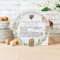 Handgeschriebenes Rezept Keepake