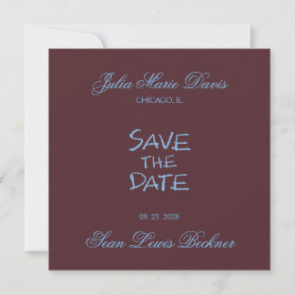 Handgeschriebenes Save-the-Date Save The Date