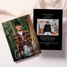 Handgeschriebenes Script-Foto-Abschluss