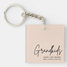 Handgeschriebenes Skript Großkinder machen Leben g Schlüsselanhänger