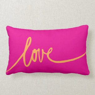 Handgeschriebenes Skript-Liebe-Throw-Pillow Lendenkissen