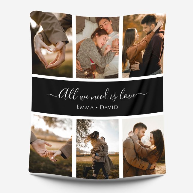 Handgeschriebenes Skript mit den Namen 6-Foto Fleecedecke (Von Creator hochgeladen)