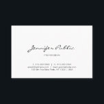 Handgeschriebenes Skript-modernes elegantes Visitenkarte<br><div class="desc">Handgeschriebenes Skript-moderne elegante Minimalistische schlichte Geschäfts-Karte. Vervollkommnen Sie für wirkliche Anwesen-Agenten,  Buchhalter,  Realtors,  Vermittler,  Rechtsanwälte,  Rechtsanwälte,  Doktoren,  Unternehmensfachleute,  Stylisten,  Architekten,  Ingenieure,  Direktoren,  Manager,  alle Berufe.</div>