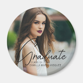 Handgeschriebenes Skriptüberlagerungs-Foto für Chi Magnet