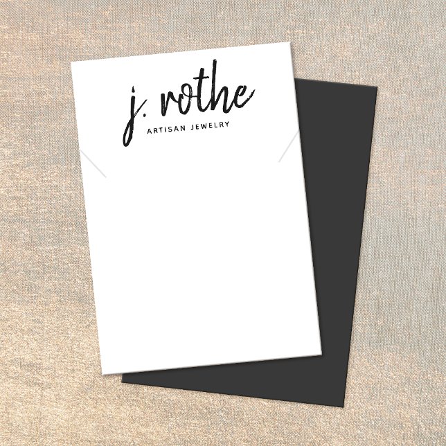 Handgeschriebenes White Necklace Juwelier Display (Von Creator hochgeladen)