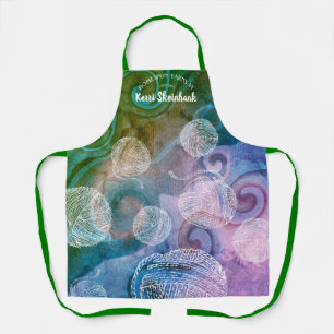 Handgewirr aus Doodle Strickfaser Schürze