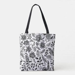 Handgezeichnet Blumenmotive mit Pisley
