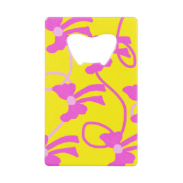 Handgezeichnet Bows Rosa Gelbe Liebhaber Geldbeutel Flaschenöffner