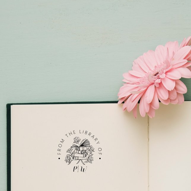 Handgezeichnet Bucheigene Initialen aus der Biblio Permastempel (Von Creator hochgeladen)