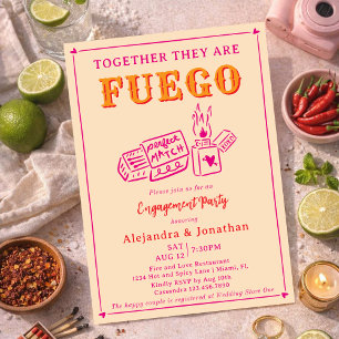 Handgezeichnet Die perfekte Verlobungsfeier Einladung