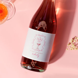 Handgezeichnet Ein Klein Bisschen Älter Pink Marti
