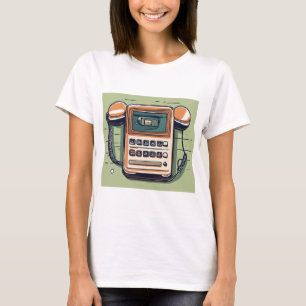 "HandGezeichnet Handy Design T - Shirt - Trendy un