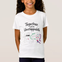 HandGezeichnet Held Squad T - Shirt - Stift Comic