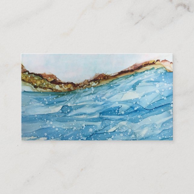 Handgezeichnet, kundenspezifische Visitenkarte (Vorderseite)