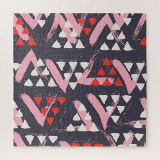 HandGezeichnet künstlerisches Musterdisplay Puzzle