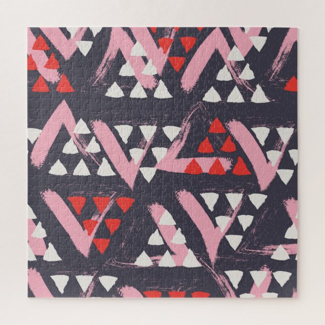 HandGezeichnet künstlerisches Musterdisplay Puzzle (Vertikal)