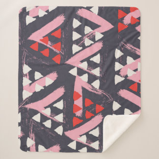 HandGezeichnet künstlerisches Musterdisplay Sherpadecke