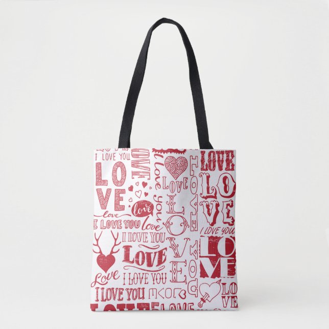 handgezeichnet Liebe-Doodles  (Vorderseite)