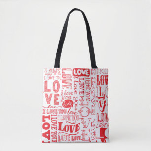 HandGezeichnet Liebe Doodles Nahtloser Hintergrund