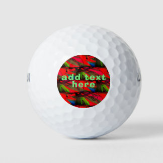 Handgezeichnet Original-Kunstwerk. Golfball