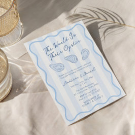 HandGezeichnet Oyster Roast Couples Polterabend Einladung